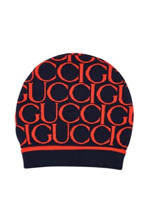 cappello in lana blu GUCCI KIDS | 7922004K2064074